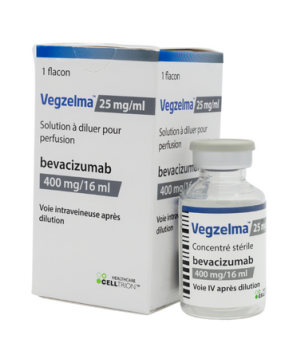 Vegzelma® 25 mg/ml Présentation en 4